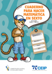 Cuaderno para hacer matemática en sexto año