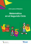 Cuaderno para hacer matemática en segundo ciclo : material para el maestro