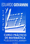 Curso práctico de matemática 3er año opción físico-matemática