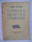 Las teorías de la inducción y de la experimentación