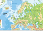 Europe Physical Map