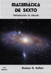 Matemática de 6 : introducción al cálculo